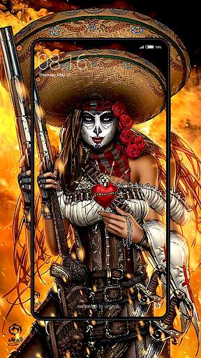 La Catrina Wallpaper скриншот 3