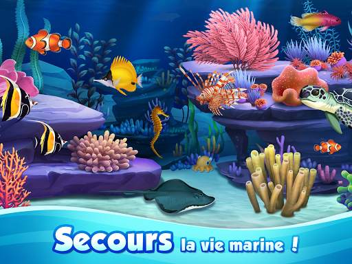 Aqua Blast: Fish Matching 3 Puzzle & Ball Blast screenshot 1