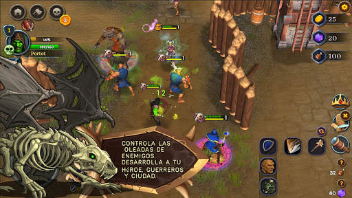 Hero Battle 3 Kingdom Defense screenshot 1