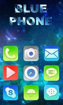 Blue Phone GO Launcher 1 تصوير الشاشة