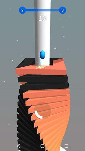 Tumpukan bola jatuh menara 3D istirahat screenshot 4