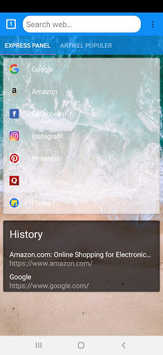 Fast Browser screenshot 1