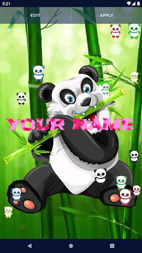 Panda Kawaii Live Wallpaper screenshot 2