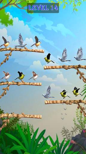 Flying Bird Sorting Puzzle screenshot 3