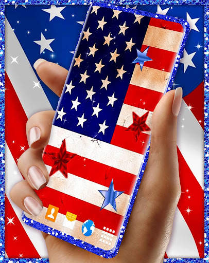 American Flag Wallpapers ⭐ USA HD Wallpaper Theme screenshot 4