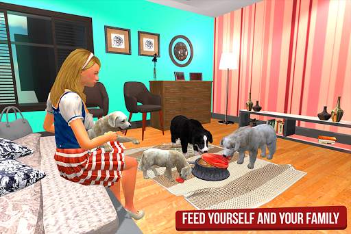 Domestic Dog Simulator: stray dog games screenshot 10