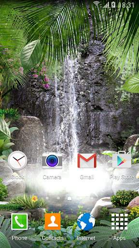 3D Waterfall Live Wallpaper screenshot 2