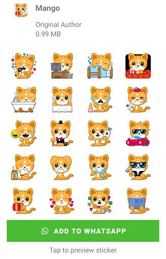 Cat Stickers - WAStickerApps screenshot 4