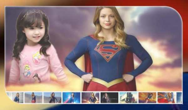 SuperGirl Photo frame screenshot 2