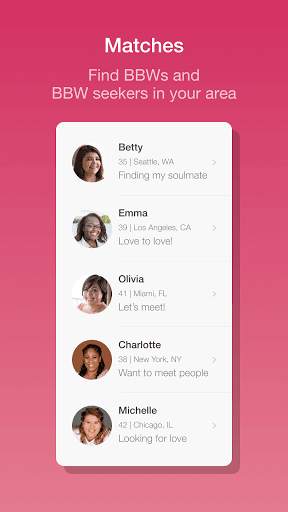 BBW Romance Dating App screenshot 1