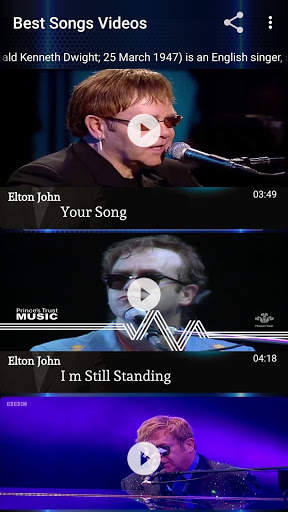 ELTON JHON - Offline MP3 & Video Album Collection screenshot 13