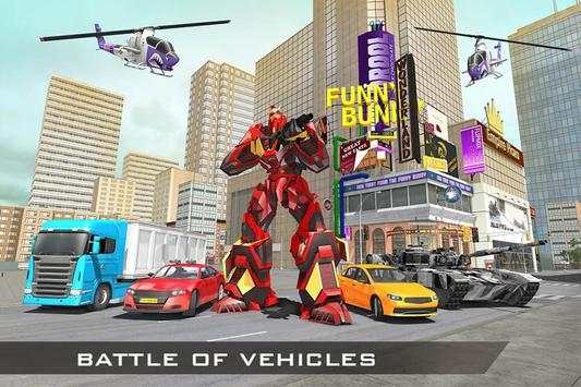 Muscle Car Robot Game – Transforming Robot Car screenshot 1