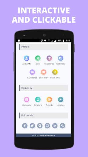 Digital Business Card Maker App by Make My vCard screenshot 7