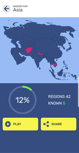 Map Quiz World Geography screenshot 6
