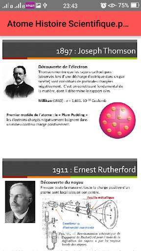 chimie: histoire de l’atome screenshot 4