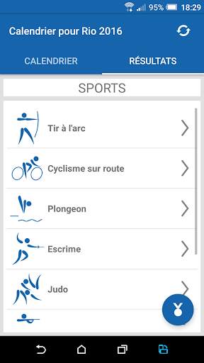 Calendrier pour Rio 2016 screenshot 3