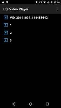 Lite Video Player screenshot 2