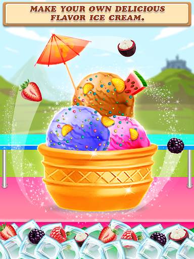 Street Ice Cream Shop - Summer Beach Carnival screenshot 4