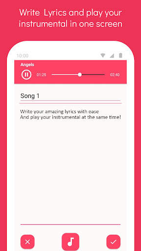 Song Writer - Lyrics screenshot 2