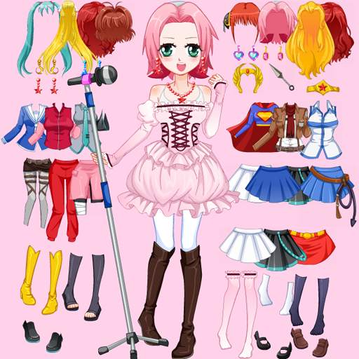 Cosplay Girls, Dress Up Game 4.641