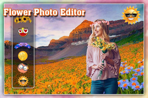 Flower Photo Frame : Cut Paste Editor screenshot 6