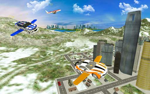 Drive Real Futuristic Police Flying Car 3D screenshot 6