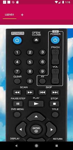 LG DVD Player Remote screenshot 4