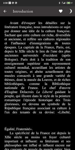 Littérature française screenshot 3