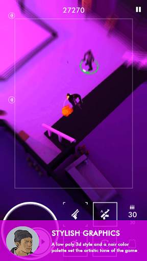 Neon Noir - Mobile Arcade Shooter screenshot 3