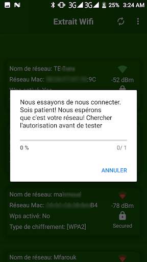 Extrait WiFi screenshot 4