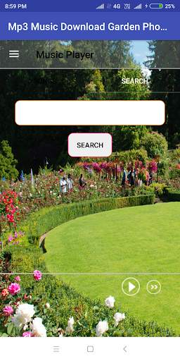 Mp3 Music Download With Garden Photos screenshot 1