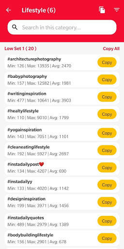Hashtagly - Best Hashtags For Instagram screenshot 3