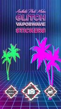 Aesthetic Photo Editor – Glitch Vaporwave Stickers screenshot 7