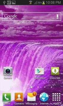 Purple Fall Live Wallpaper screenshot 2