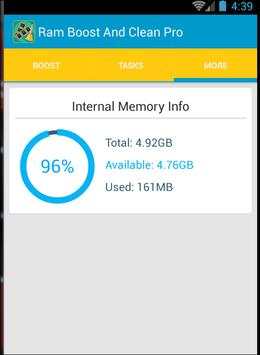 Ram Boost And Clean Pro screenshot 5