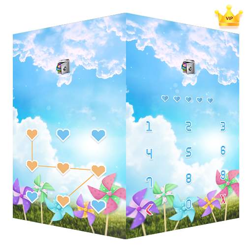 AppLock Live Theme Pinwheel 1.0
