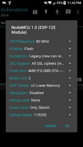 ArduinoDroid - Arduino/ESP8266/ESP32 IDE screenshot 8
