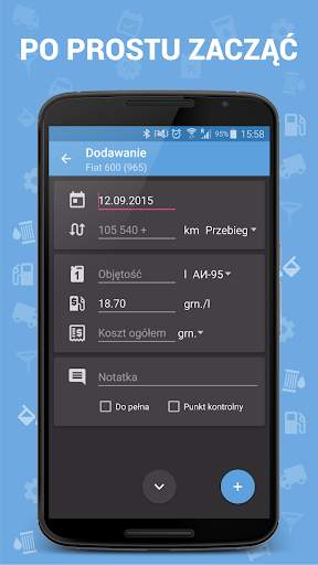 Zużycie paliwa - Fuel Manager screenshot 7