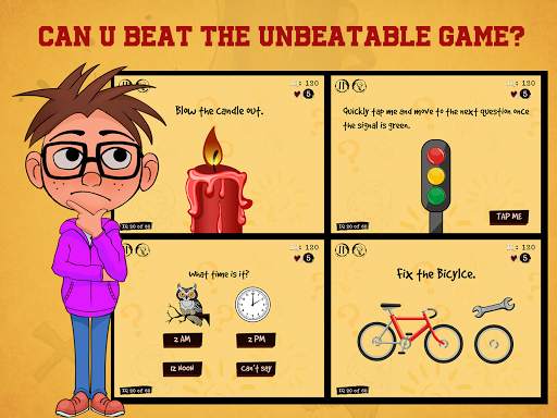 The Unbeatable Game - Tricky Brain Game test screenshot 20