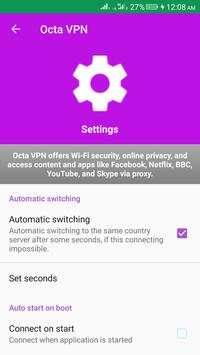 Octa VPN screenshot 4