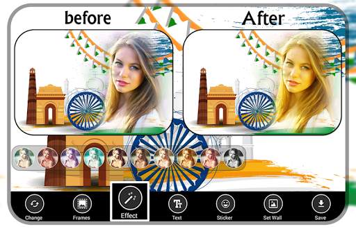 Republic Day Photo Frames - 26 jan cover hd editor screenshot 3