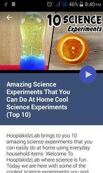 Science Experiment Video screenshot 2