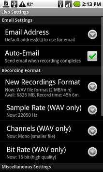 Livo Recorder Lite screenshot 5