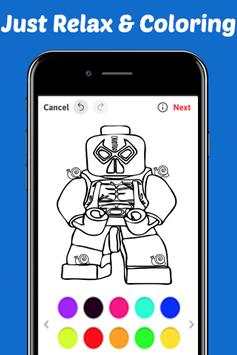 Learn Coloring for Lego Bat Man Heroes by Fans screenshot 4