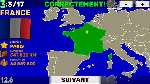 Géographie Mondial. Quiz 3D screenshot 1