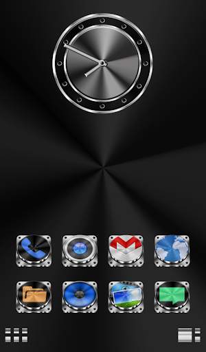 Smart Launcher Theme Metalwork screenshot 2