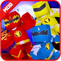 Mod Power Rangers for Minecraft 2021 logo