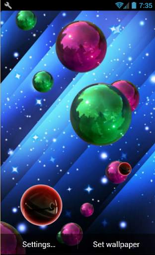 Bubble Live Wallpaper Free screenshot 4