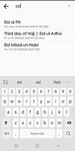 Islamic Hijri Calendar screenshot 3