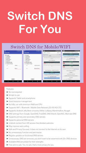 Switch DNS (WiFi / Bluetooth / 3G / 4G / LTE) screenshot 7